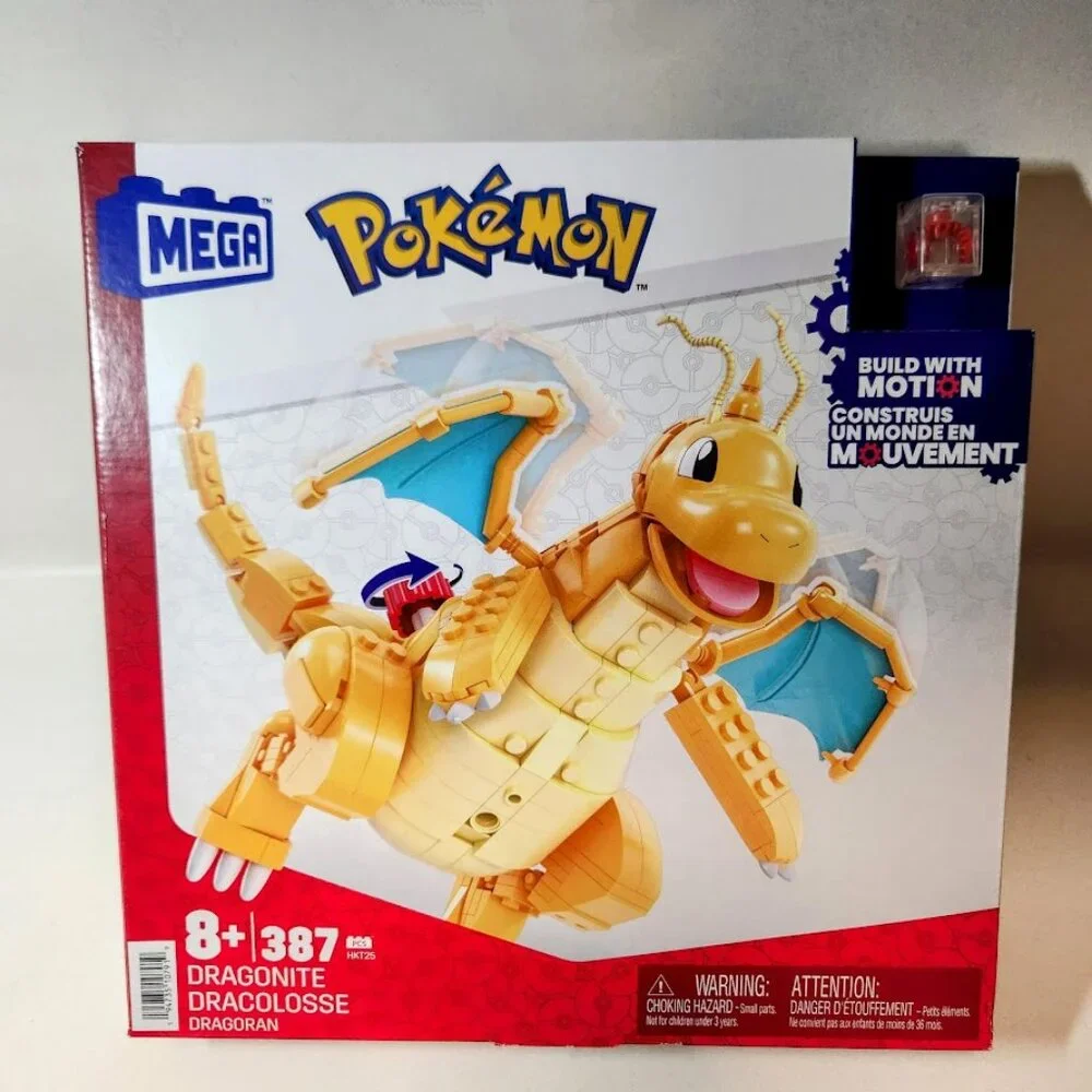 NEW Dragonite MEGA Pokémon Action Figure Building Toys Set LEGO COMPATIBLE 387 P